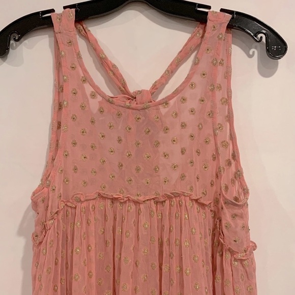 NWT Free People Sophia Slip Mini Ruffle Dress - Picture 5 of 9